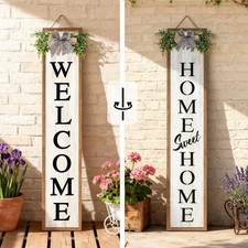 Welcome Sign for Front porch Standing 45