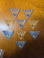 9 Pc - NJ STATE POLICE Supporter Lot -UV Vinyl Decals  picture