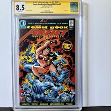 Comic Book Artist Special Edition 1 CGC 8.5 signed Bruce Timm Two Morrows 1999 picture