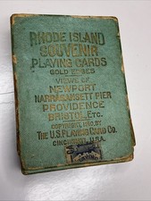 Rhode Island Scenes Souvenir Playing Cards, Complete, Vintage 1910, S55 Hochman picture