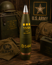 Mini 155mm Artillery Shell Replica Storage Container 3D Printed Desk Display OD picture