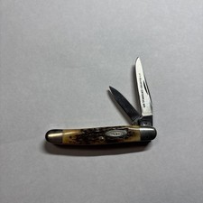 Vintage Case XX 52027 SSP Bradford Centennial 1979 Pocket Knife Sambar Stag picture