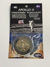 NASA Apollo 11 Medallion 50th Anniversary Contains Flown Command Metal picture