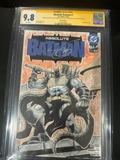 Absolute Batman #1 OG Art Blank Cover Sketch Scott Snyder/Jordi Tarragona signed picture