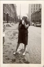 Pleasant Gale July 1946 African American Woman Urban Setting Photograph picture