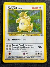 Kangaskhan 5/64 Pokemon Card 1999 Jungle Set WOTC Vintage Holo Rare Heavy Play picture