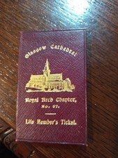 1920 Life Member Glasgow Cathedral Royal Arch Chapter 67 Freemasonry masonic/992 picture