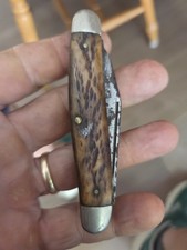 Vintage Kutmaster Utica NY USA 3 Blade Stockman Folding Pocket Knife Classic  picture