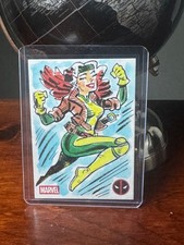 2025 Topps Chrome Deadpool 1/1 Sketch Rogue Jean Grey Marvel Macklin Auto 🔥🔥 picture