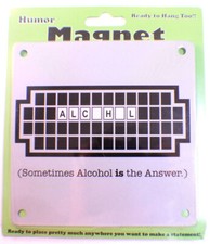 Sometimes Alcohol Is The Answer Refridgerator Magnet #Mag03 picture