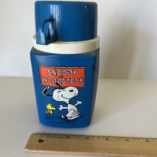 Vintage Snoopy and Woodstock Thermos Made by King-Seeley picture
