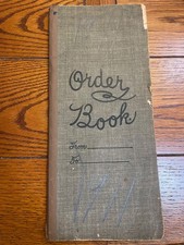 1911 Sacramento Oak Park CA Handwritten Order Book Ledger Buffalo Brewing picture