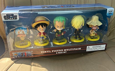 CultureFly One Piece Vinyl Figure Multipack 5-Pack Luffy Zoro Sanji Chopper picture