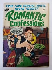 Romantic Confessions issue #1 VF (1953, Hillman) classic golden age romance picture