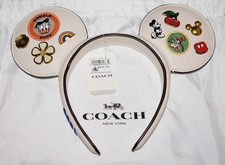 Coach Disney Designer Collection Est. 1955 California Headband Mickey Ears #9 picture