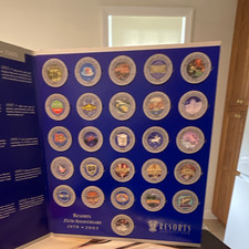 Resorts Atlantic City 25th Anniversary Collector Set 1978-2003 Platinum Display picture