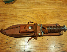 Vintage Original Fixed Blade Survival Knife, SS Clip Point, GARCIA picture