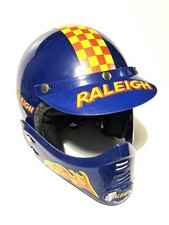 Vintage Old School Rare S Africa Raleigh NOS Bmx helmet Burner Taiwan, Large picture
