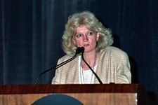 Bridget Potter HBO's TCA 1992 at RItz-Carlton in Pasadena CA USA Old Photo picture