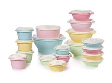 Tupperware Heritage Collection 36 Piece Food Small to Medium, Vintage Colors picture