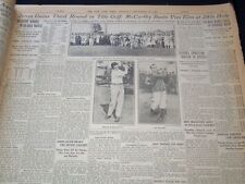 1930 SEPTEMBER 25 NEW YORK TIMES NEWSPAPER - JONES WINS TWICE AT GOLF - NT 9431 picture