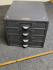 Vintage 1950”s Craftsman 4 Drawer Small Parts Cabinet Organizer 8”x 8” X 10” USA picture