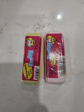 NEW Sealed 1991 Leaf Eggums Bubble Gum Eggs Candy Container Lot of 2 picture