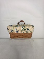Vintage 1995 Longaberger Hanging Wall Basket 8