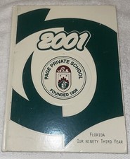 Vtg 2001 Page Private School Florida Yearbook picture