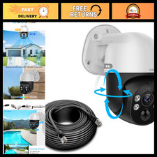 OOSSXX 4K 8MP Pan Tilt Add-On PoE Security Camera for PoE NVR Systems picture