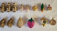 West Germany Blown Glass Christmas Ornaments Vintage (You Pick) picture