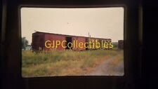 20710 35MM Train Slide ENGINES CARS STATIONS ROCK ISLAND BOXCAR OVERGROWN picture
