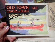 Vintage 1931 OLD TOWN MAINE CANOES & BOATS Catalogue - Original picture