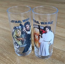 Vandor Star Wars Collector Glass Set 2-Piece 10oz Drinking Glasses Classic Trilo picture