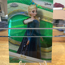 Elsa - 2025 Topps Chrome Disney Frozen #111 Green 39/99 picture