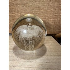 Rare R.W. Stephen Signed 1982 Handblown Art Studio Glass Paperweight Teardrop picture