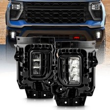 - for 2024-2025 Chevy Silverado 2500HD 3500HD LED Fog Lights Bumper Driving Lamp picture