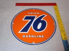 VINTAGE UNION OIL CO CA 76 GASOLINE SERVICE STATION 11 3/4