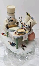 Lenox Pastry With Papa Figurine Christmas Snowman with Original Box PLEASE READ picture