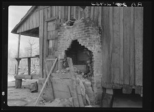 Memphis Tennessee Shelby Forest 1936 House Section Brick Fireplace Repair picture