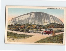 Postcard Stone Mountain Atlanta GA Vintage Red Vintage Car Touring Car Antique picture