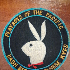 Playboys of the Pacific DASH DETS USS James Kyes Navy Militaria Patch RARE picture