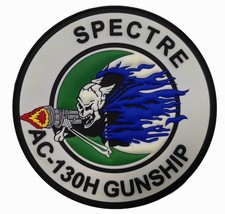 Lockheed Martin® AC-130H Spectre Gunship PVC Glow in the Dark Patch – With Hook picture