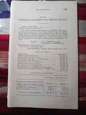 1874 Horse Streetcar NORTH SECOND STREET & MIDDLE VILLAGE RAILROAD Queens NYC picture