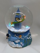 Enesco Disney Peter Pan Musical Waterball Snow Globe Plays Au Clair de Lune picture