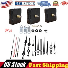 3PCS DIY Wall Quartz Clock Movement Mechanism Replacement Repair Kit Tool Parts picture