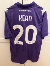 AC Fiorentina Moise Kean signed shirt 2024/2025 Italy Juventus no matchworn picture