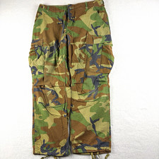 Vintage 1981 USGI M81 Woodland Camo BDU Pants Medium Short 33x28.5 picture