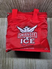 SMIRNOFF ICE TRIPLE FILTERED BAG HOLDS 12 BOTTLES (LOT OF 3 BAGS) picture