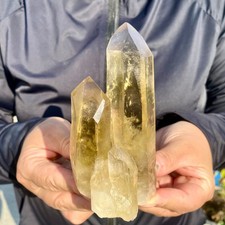 390G Natural Citrine cluster mineral specimen quartz crystal healing picture